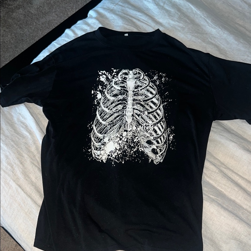 Black Graphic Men's Shirt